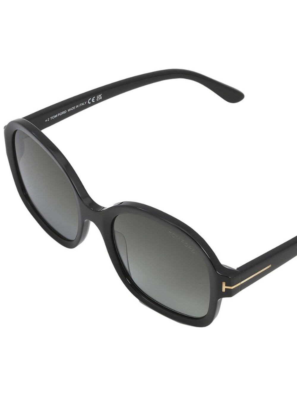 NEW TOM FORD TF1034 01B BLACK GREY GRADIENT AUTHENTIC SUNGLASSES - Picture 4 of 6